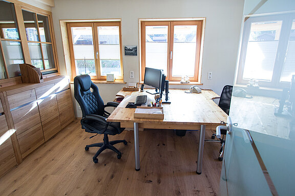 Holzhaus Innenausbau Büro