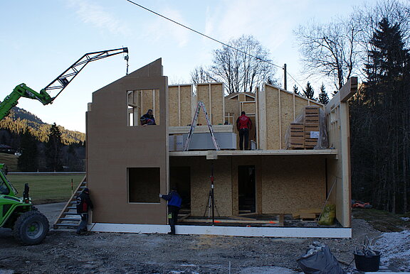 Holzhausbau Ständerbauweise