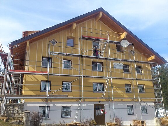 Energetische Sanierung mit Erneuerung der Außenfassade