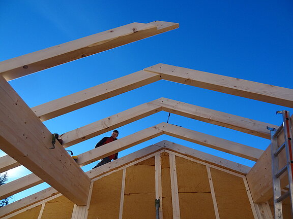 Holzhausbau Ständerbauweise