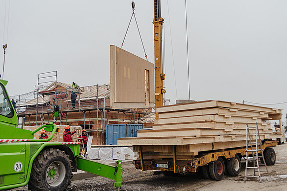 Holzhausbau Ständerbauweise