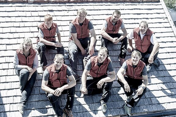 Teambild Holzbau Gehring