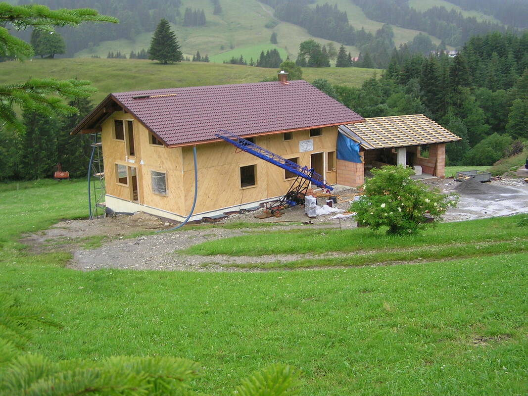 Holzhausbau Ständerbauweise