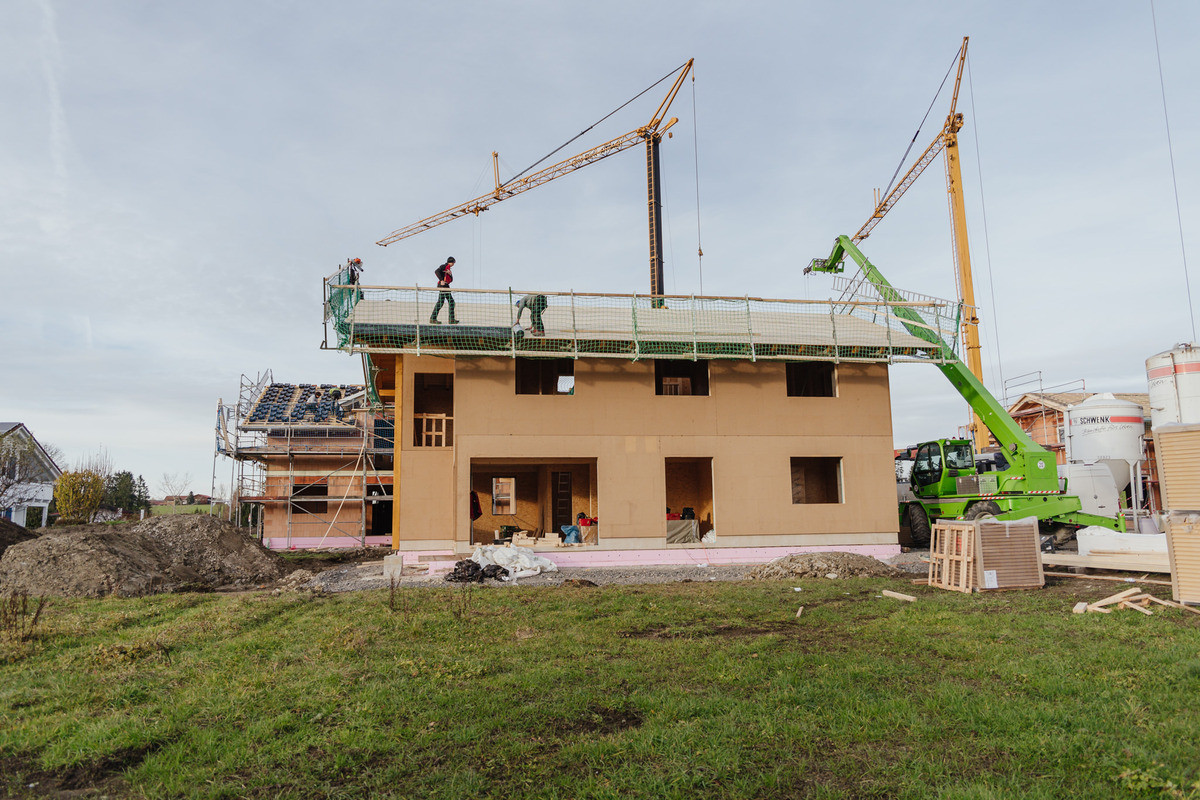 Holzhausbau Ständerbauweise